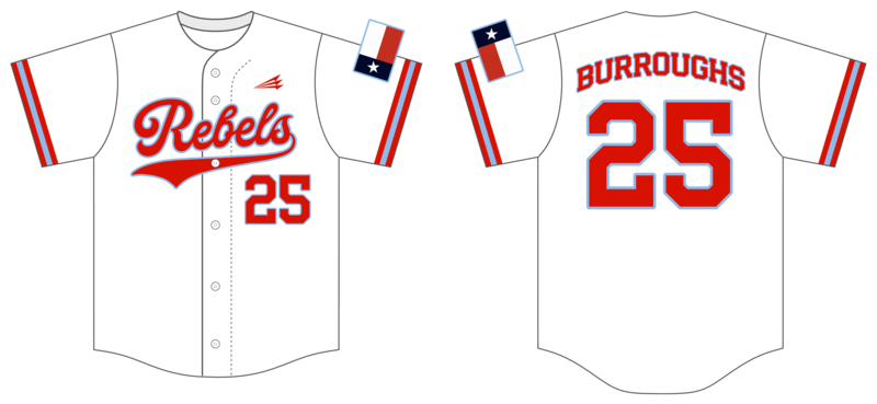 Tyler Rebels Custom Nanodri Baseball Jersey #J6E