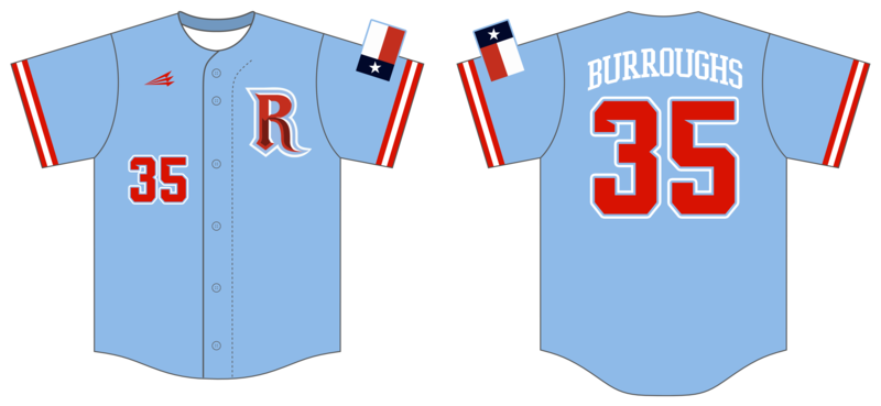 Tyler Rebels Custom Nanodri Baseball Jersey #J7A