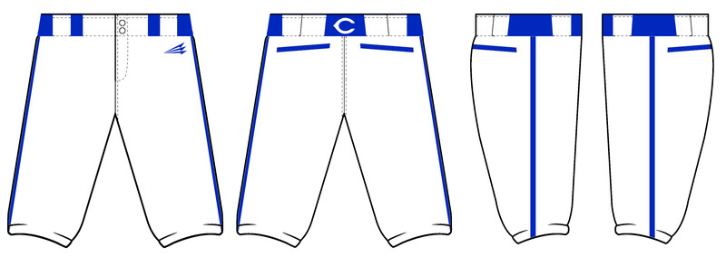 Brazos Cats Custom Knicker Baseball Pant #BP2A