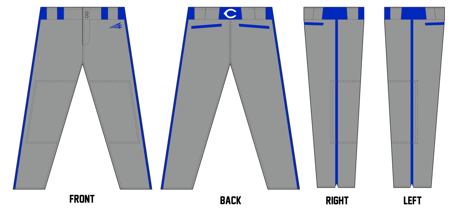 Brazos Cats Custom Relaxed Baseball Pant #BP1B