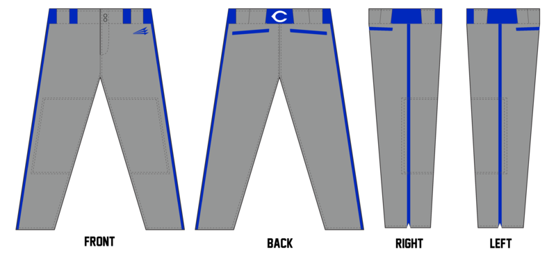 Brazos Cats Custom Relaxed Baseball Pant #BP1B