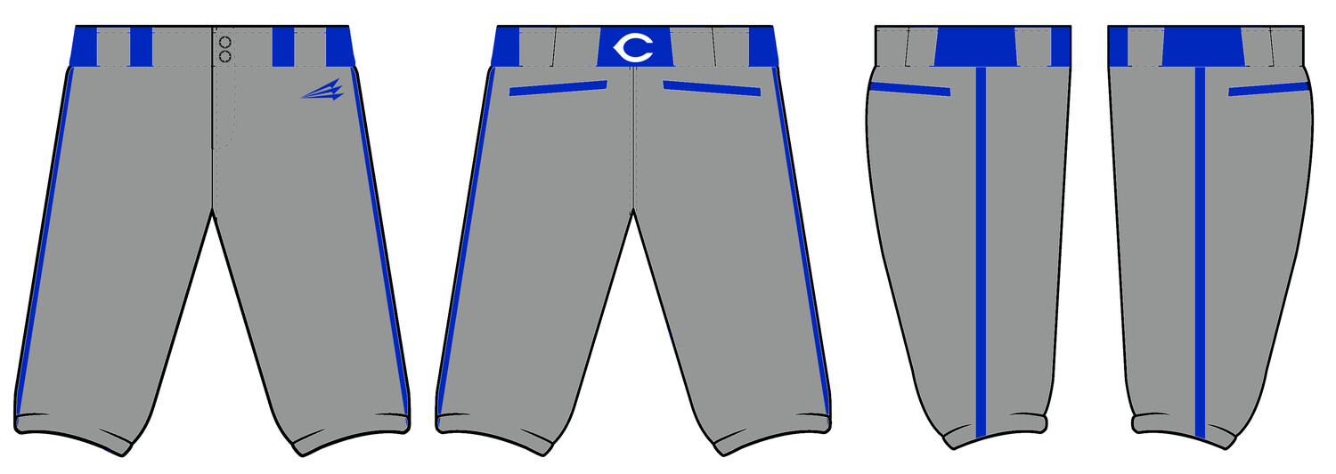 Brazos Cats Custom Knicker Baseball Pant #BP1A