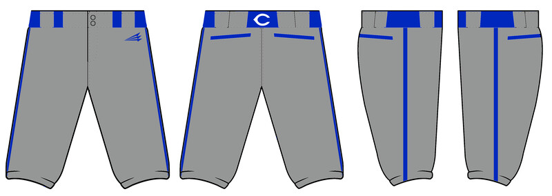 Brazos Cats Custom Knicker Baseball Pant #BP1A