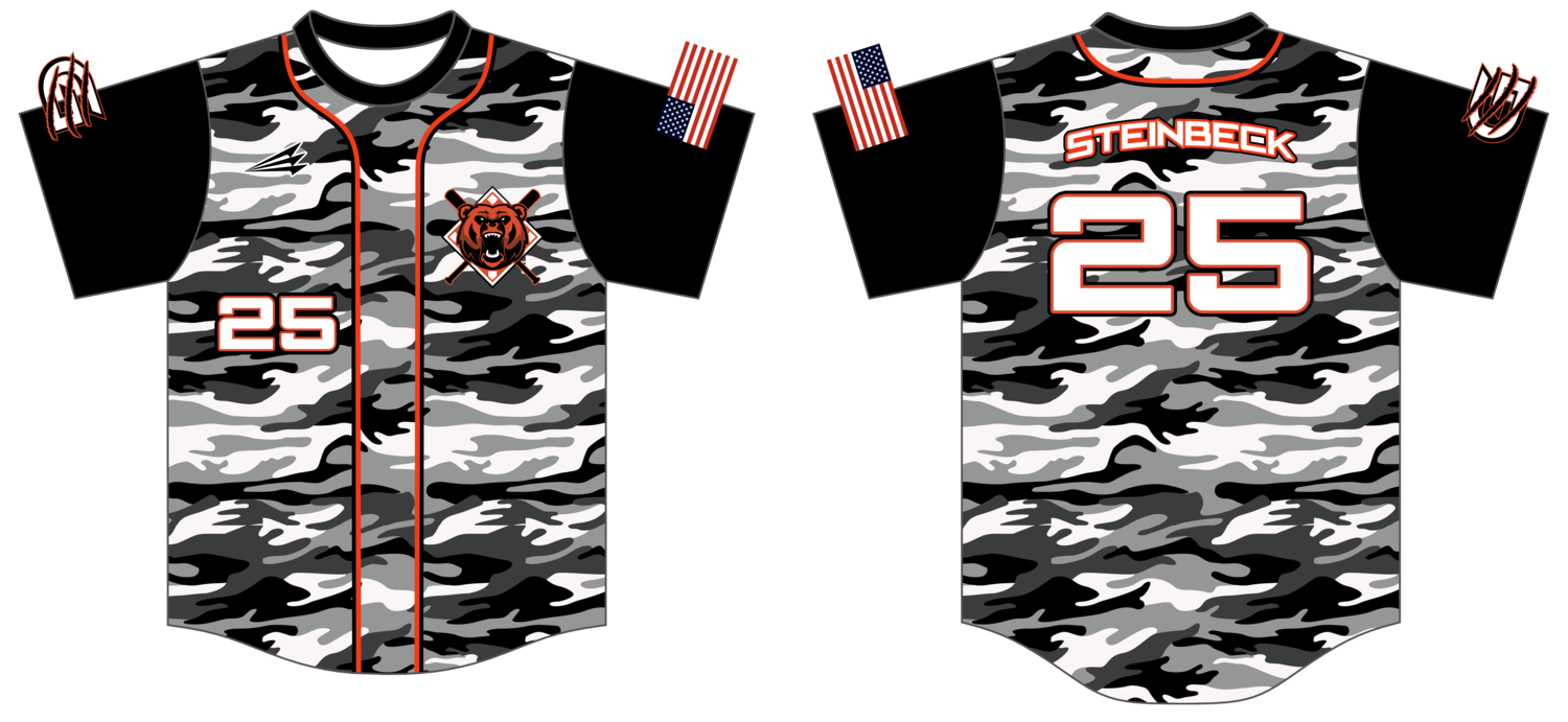 Colorado Grizzlies Custom HexaFlex Baseball Jersey #J3D