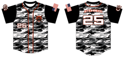 Colorado Grizzlies Custom HexaFlex Baseball Jersey #J3D