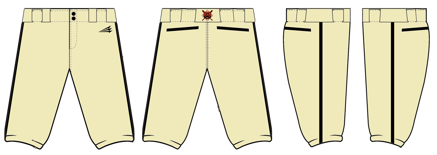 Colorado Grizzlies Custom Knicker Baseball Pant #BP1C