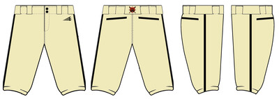 Colorado Grizzlies Custom Knicker Baseball Pant #BP1C