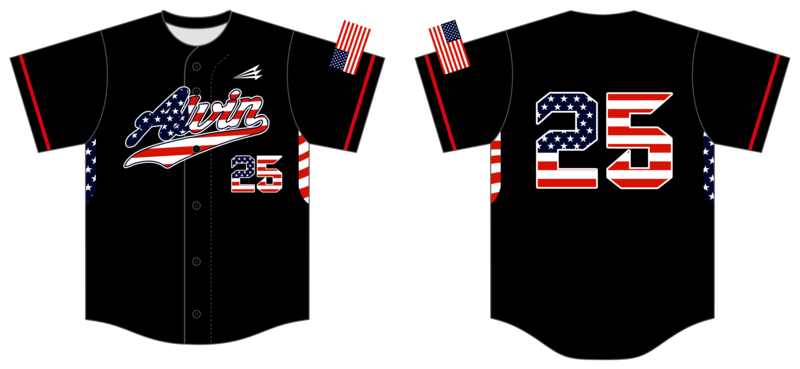 Alvin College Custom HexaFlex Baseball Jersey #J1D