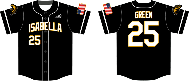 Isabella Custom HexaFlex Baseball Jersey #J7B
