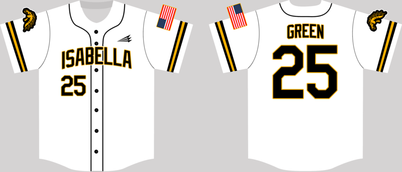 Isabella Custom HexaFlex Baseball Jersey #J6B
