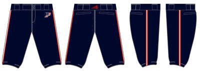 Patriots (Maniskas) Stacheman Elite Custom Knicker Baseball Pants #BP2