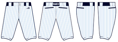 BombSox Custom Knicker Baseball Pant #BP4B