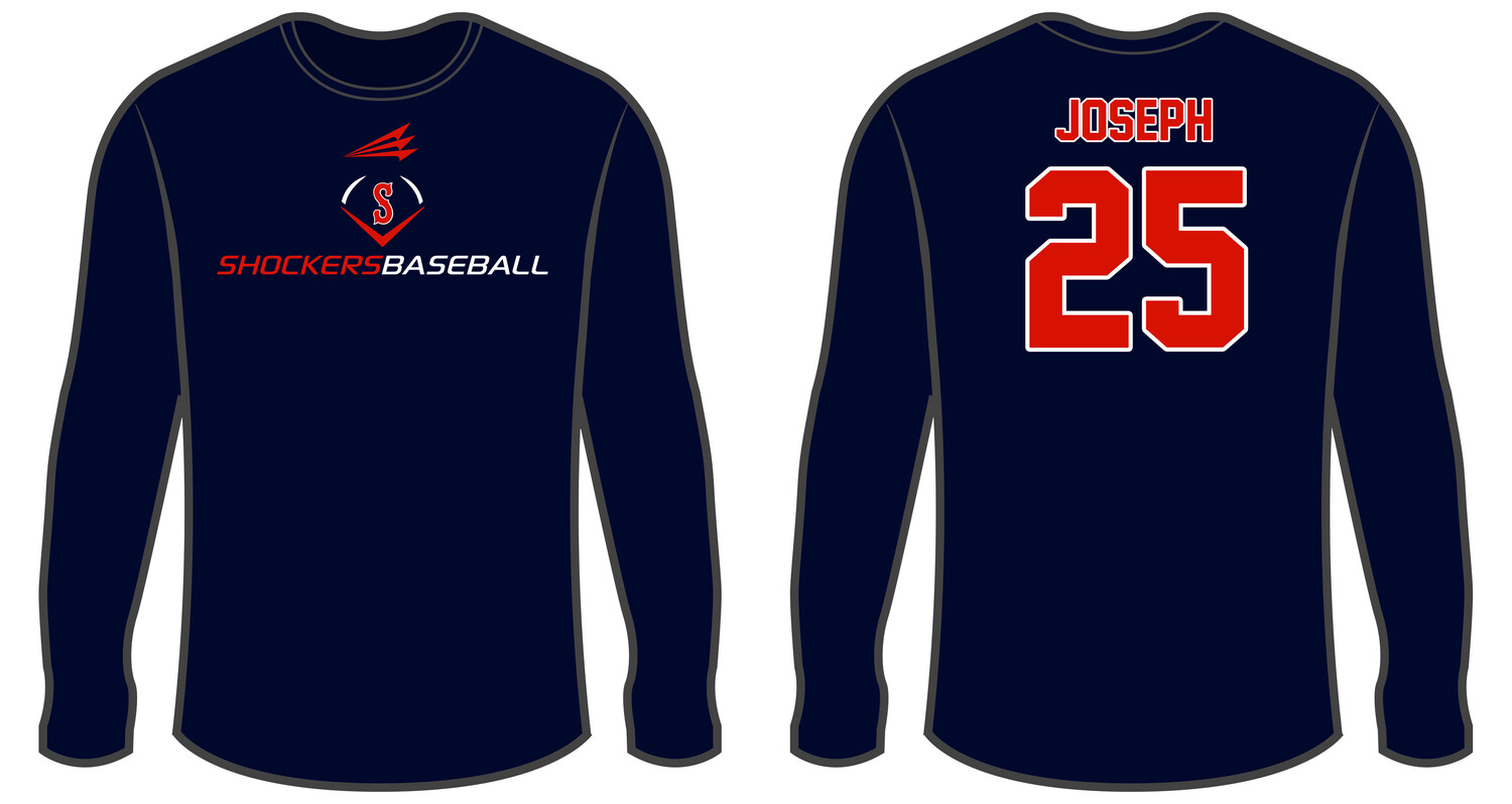 Mid-Atlantic Shockers (Joseph) Custom Longsleeve HyperTee #LHT1