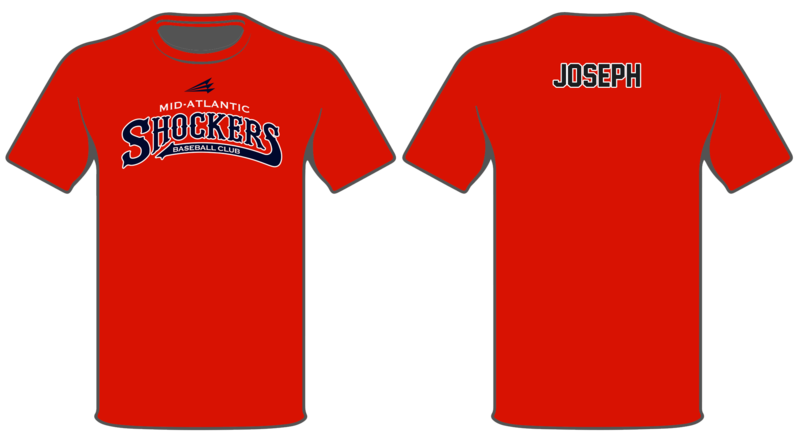 Mid-Atlantic Shockers (Joseph) Custom HyperTee #HT4B