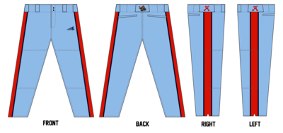 Mashers (White) Stacheman Elite Custom Long Baseball Pants #BP3C