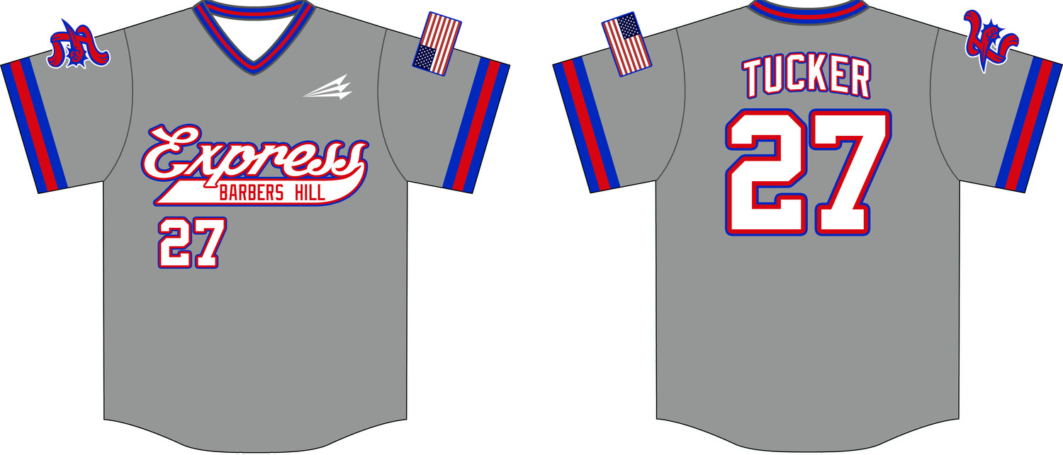 Barbers Hill Express Custom NanoDri Baseball Jersey #J1F