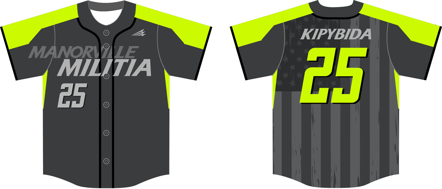 Manorville Militia Custom Hexaflex Baseball Jersey #J2A
