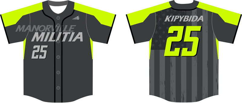 Manorville Militia Custom Hexaflex Baseball Jersey #J2A