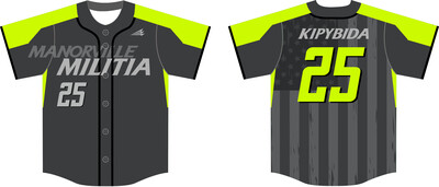 Manorville Militia Custom Hexaflex Baseball Jersey #J2A