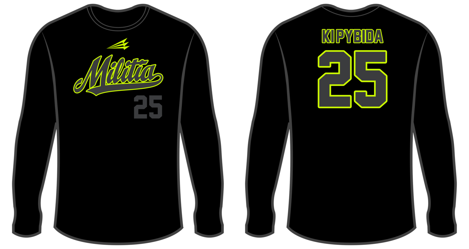 Manorville Militia Custom Longsleeve HyperTee #LHT1