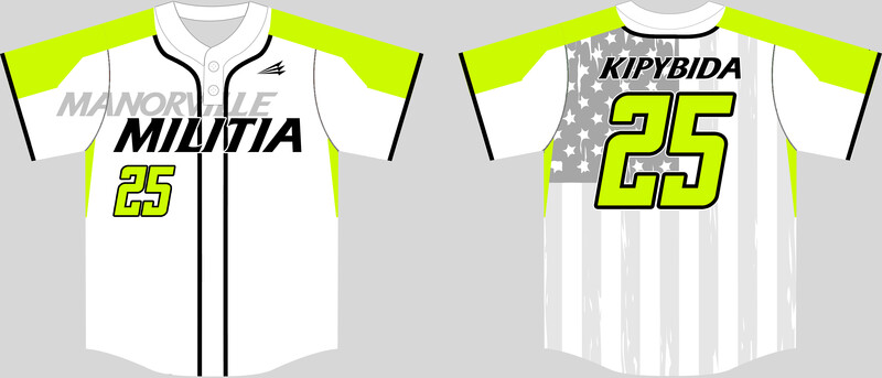 Manorville Militia Custom Hexaflex Baseball Jersey #J3