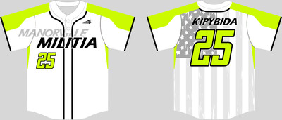 Manorville Militia Custom Hexaflex Baseball Jersey #J3