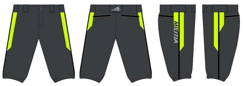 Manorville Militia Stacheman Elite Custom Knicker Baseball Pants #BP2B