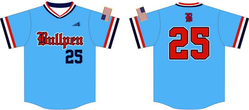 Bullpen Braves Custom HexaFlex Baseball Jersey #J7