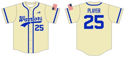 Warriors Custom HexaFlex Baseball Jersey #J3