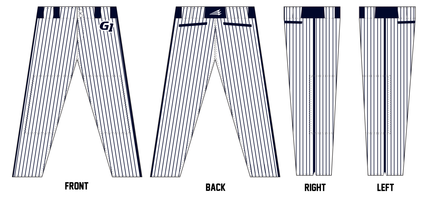G1 Athletics Custom Relaxed Baseball Pant #BP1CA