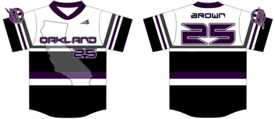 Oakland Young Legends Custom HexaFlex Baseball Jersey #J2e