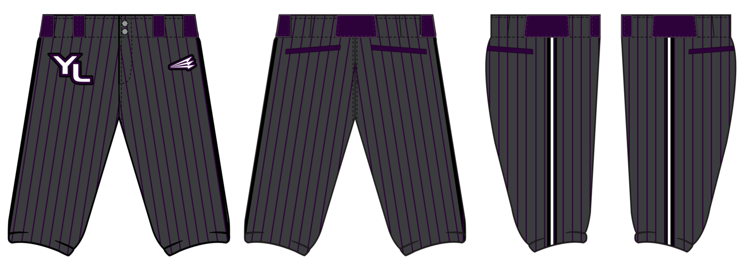 Oakland Young Legends Custom Knicker Baseball Pant #BP3c