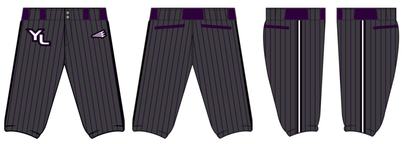 Oakland Young Legends Custom Knicker Baseball Pant #BP3c