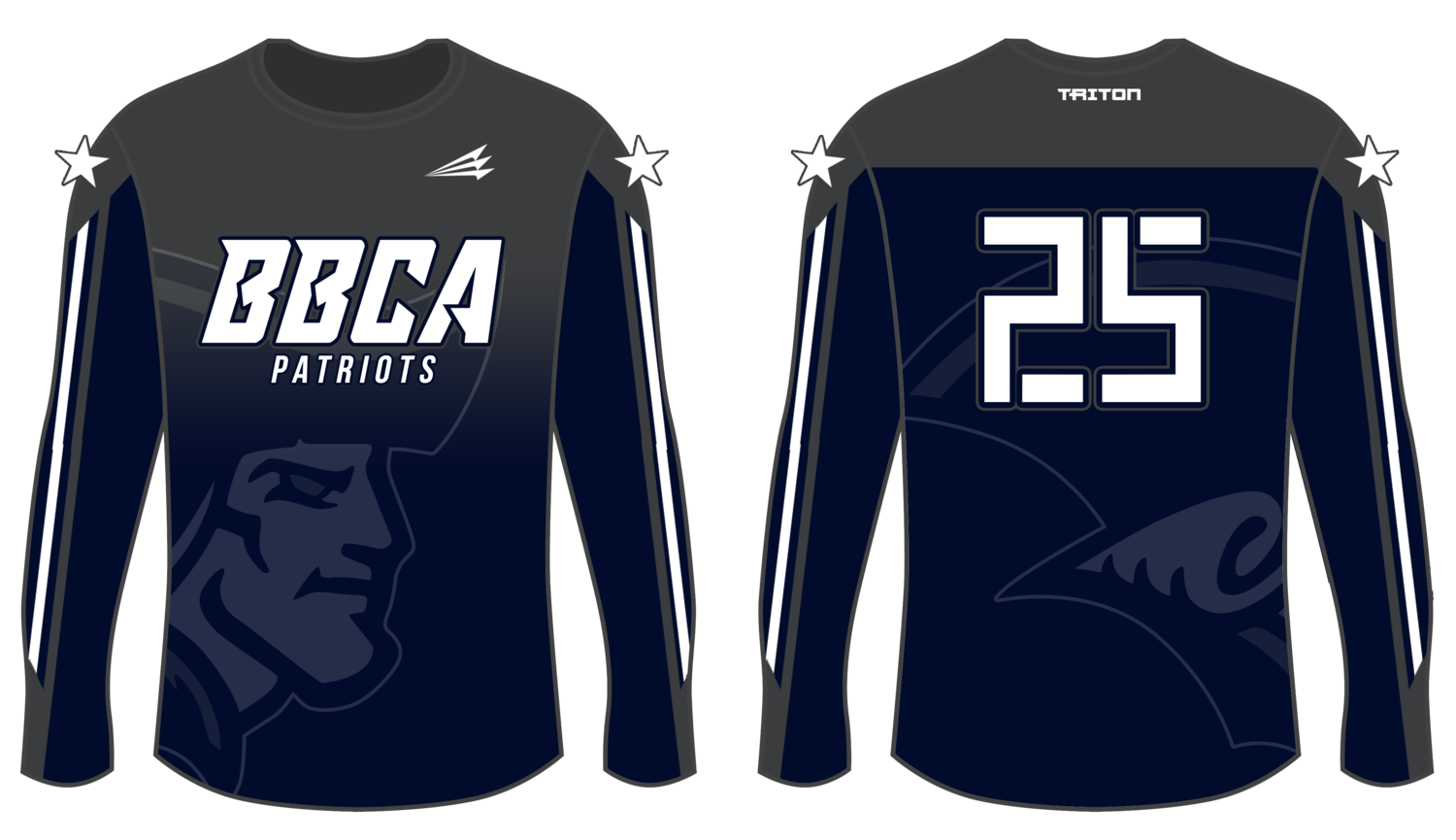 BBCA Custom Long Sleeve HyperTee Shooter Shirt #ST2