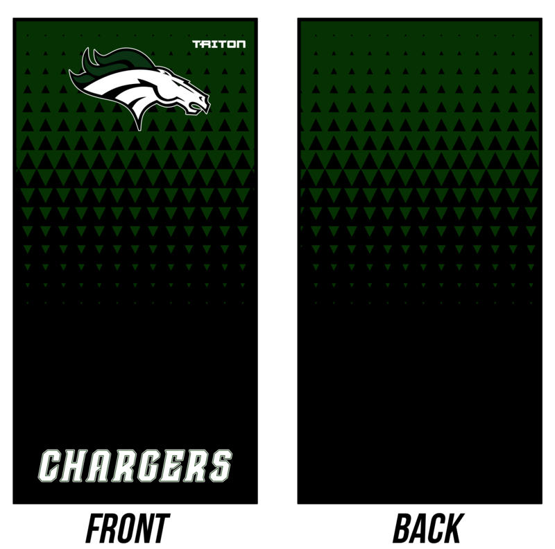 Kettle Moraine Lutheran High School Chargers Custom Gaiter #GM1B