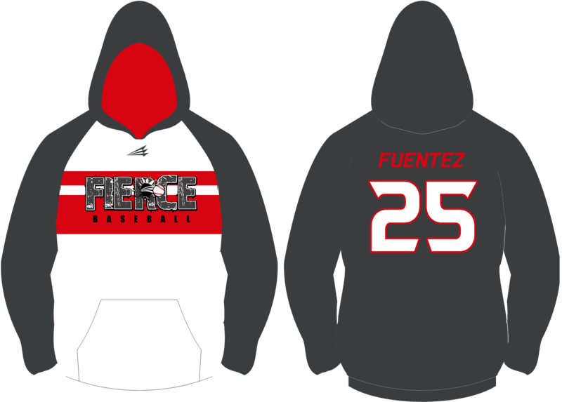 Fierce Baseball Custom Vulcan Hoodie #VH3B
