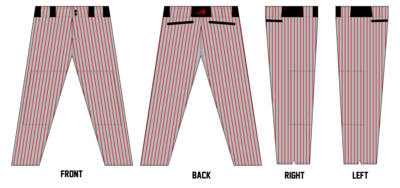 Opelika High School Baseball Custom ProFit Baseball Pant #BP4