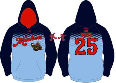 Mashers (White) Custom Vulcan Hoodie #VH2B