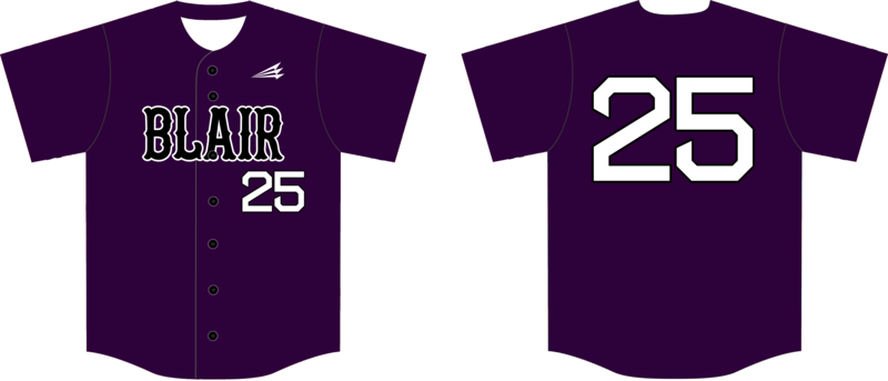 Blair High School Custom NanoDri Baseball Jersey #J3b