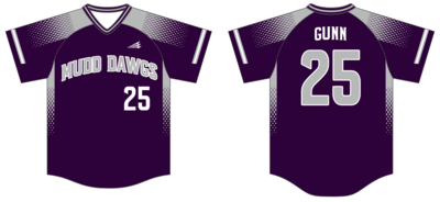 Burlington Mudd Dawgs Custom HexaFlex Baseball Jersey #J21b