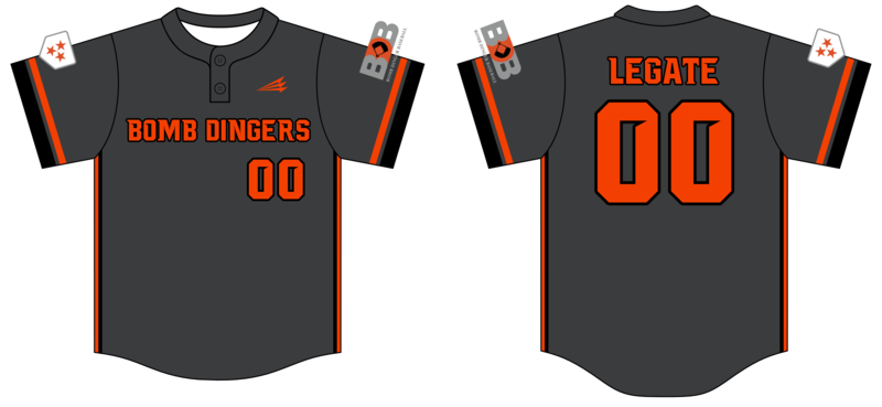 Bomb Dinger Baseball Custom Nanodri Baseball Jersey #J2C