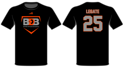Bomb Dinger Baseball Custom HyperTee #HT1B