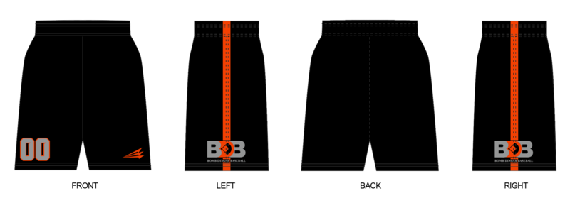 Bomb Dinger Baseball Custom Revolution Pocket Shorts #RV1B