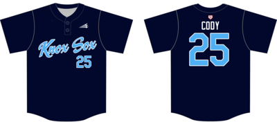 Knox Sox Custom HexaFlex Baseball Jersey #J8c
