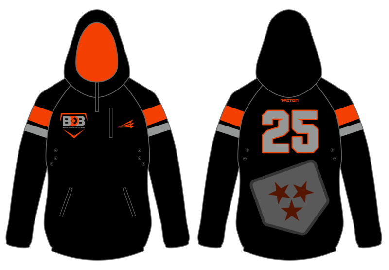 Bomb Dinger Baseball Custom Gladiator Hoodie #GH2B