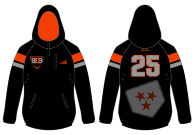 Bomb Dinger Baseball Custom Gladiator Hoodie #GH2B