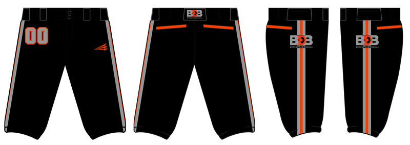 Bomb Dinger Baseball Stacheman Elite Custom Knicker Baseball Pants #BP4