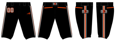 Bomb Dinger Baseball Stacheman Elite Custom Knicker Baseball Pants #BP4