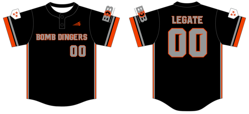 Bomb Dinger Baseball Custom Nanodri Baseball Jersey #J4B