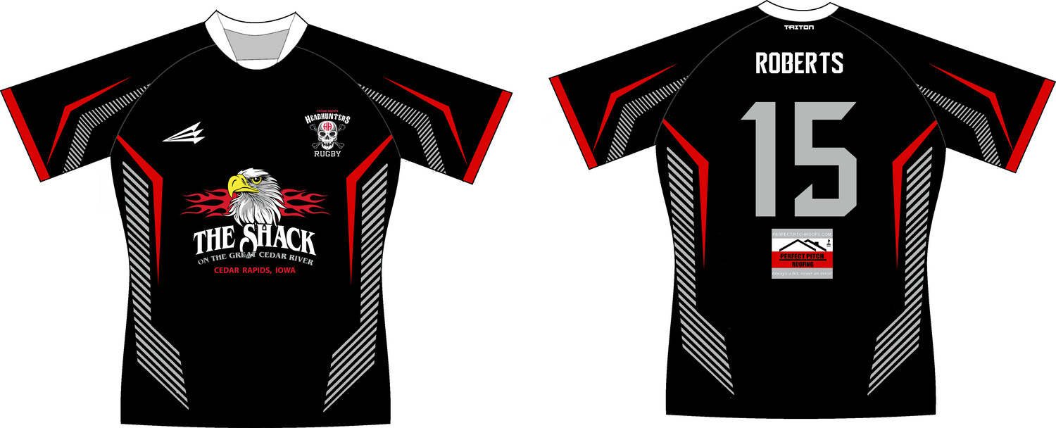 Cedar Rapids Headhunters Custom Classic Rugby Jersey #J3c